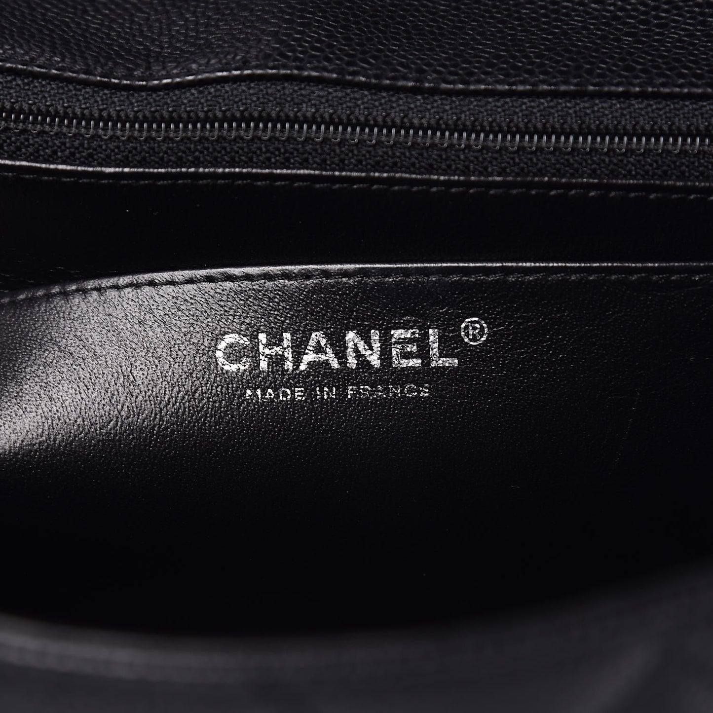 Caviar Quilted Jumbo Single Flap Black