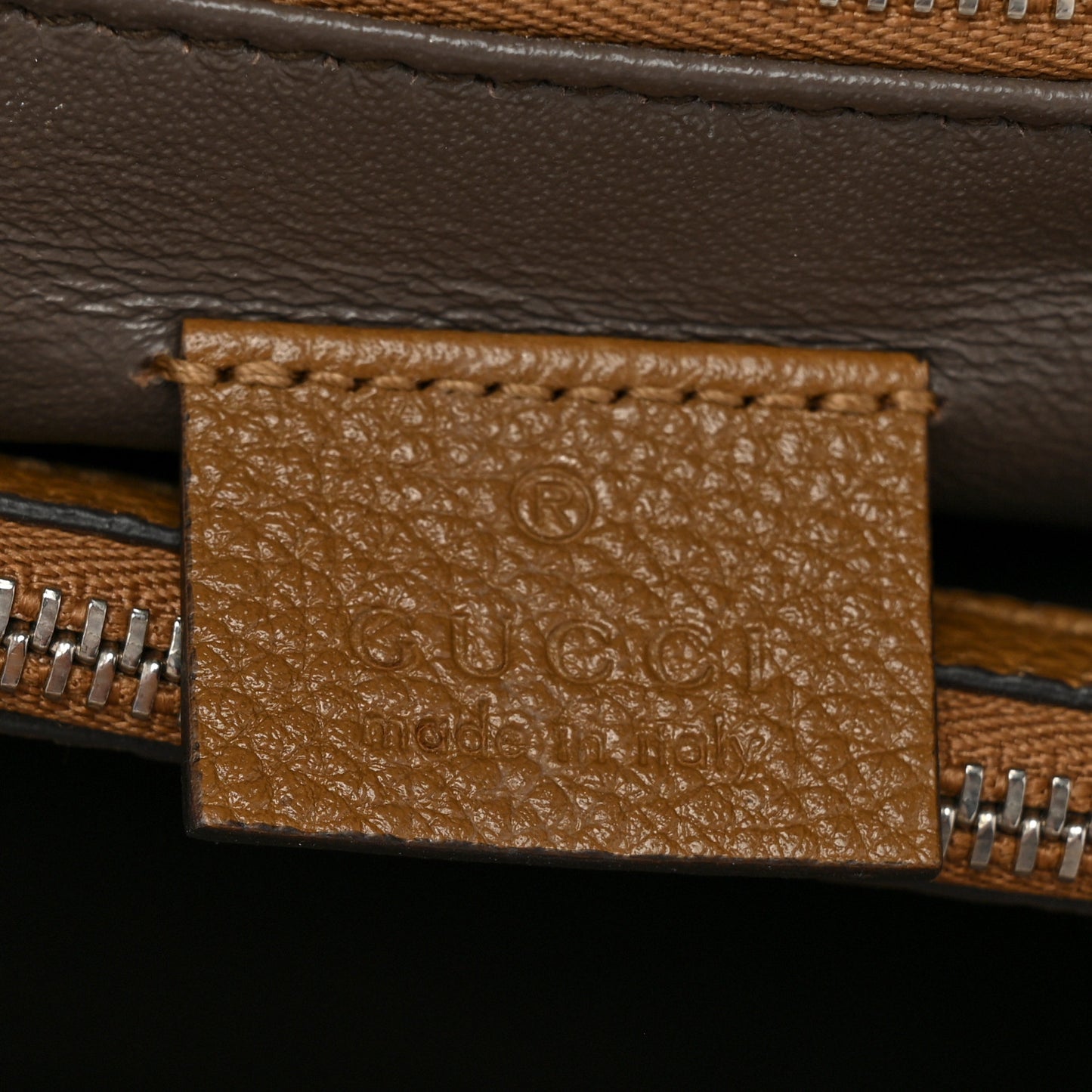Grainy Calfskin Medium Zumi Top Handle Bag Friky Taupe