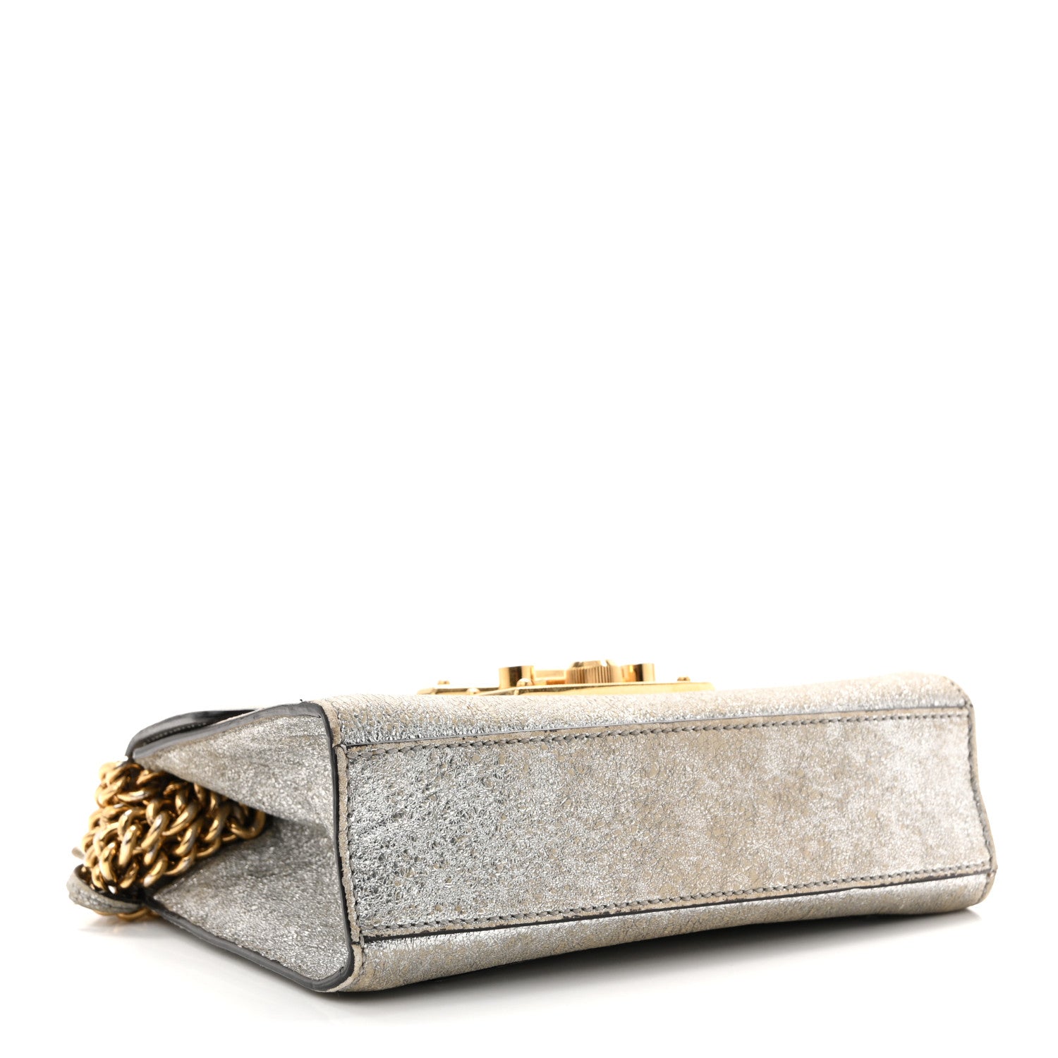 Gucci Galassia Small Padlock Shoulder Bag Platino 4 of 15