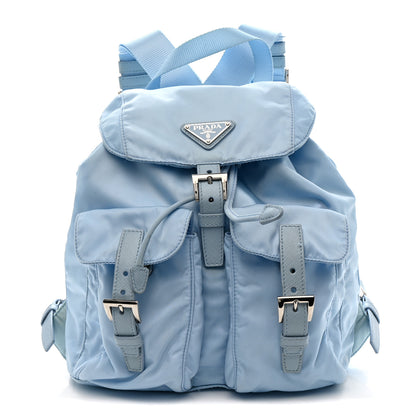 Prada Tessuto Nylon Vela Small Backpack Celeste 1 of 15