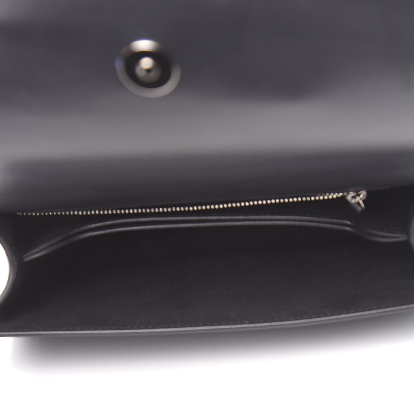 Calfskin Studded Knuckle Crossbody Bag Black