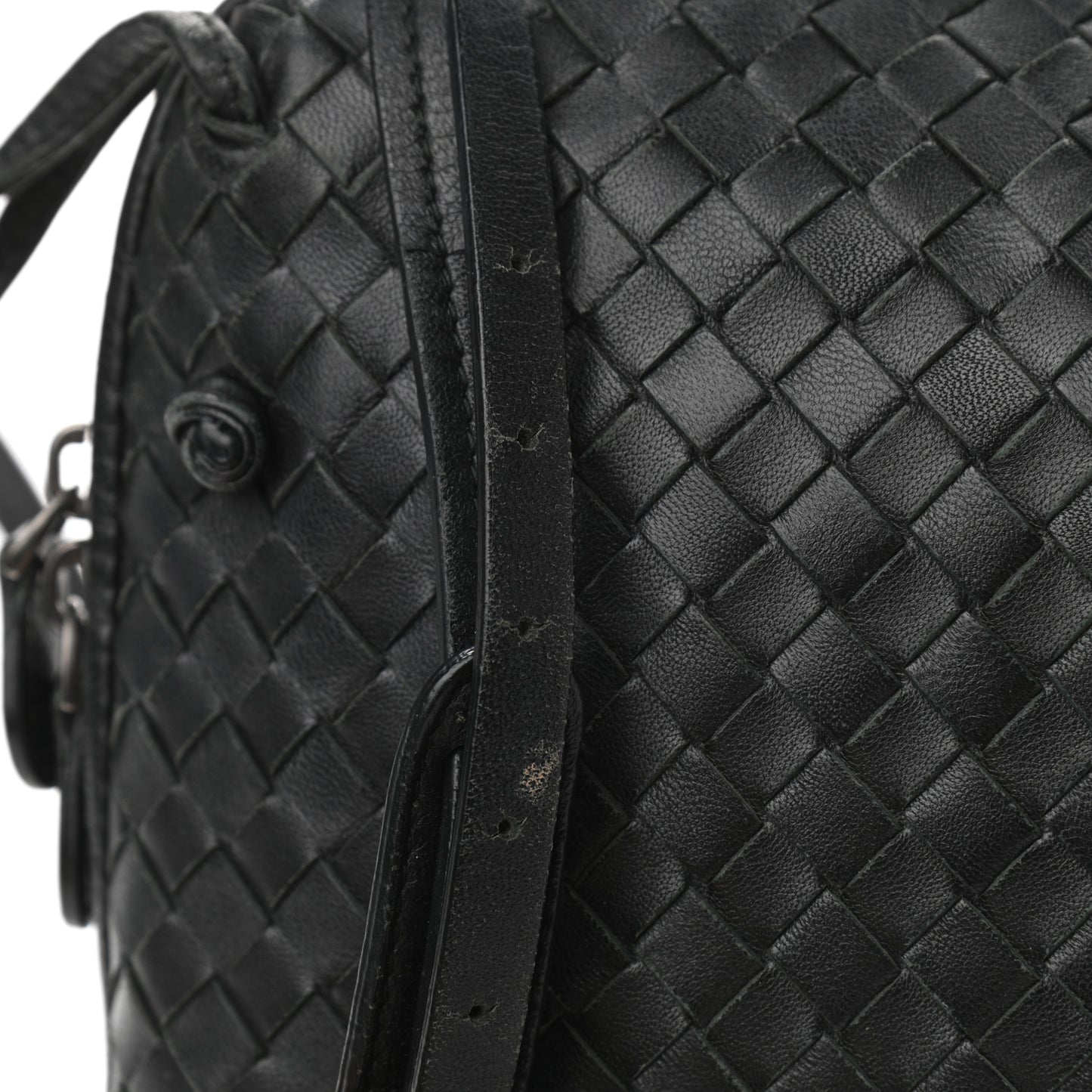Nappa Intrecciato Nodini Bag Black