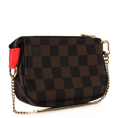Louis Vuitton Damier Ebene 2016 Christmas Animation Mini Pochette Accessories 3 of 8