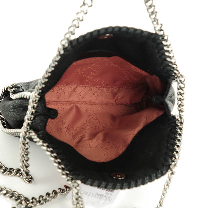 Stella McCartney Shaggy Deer Tiny Falabella Embellished Crossbody Tote Black 5 of 7