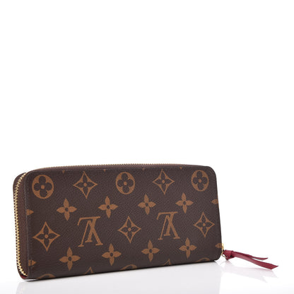 Louis Vuitton Monogram Clemence Wallet Fuchsia 3 of 8