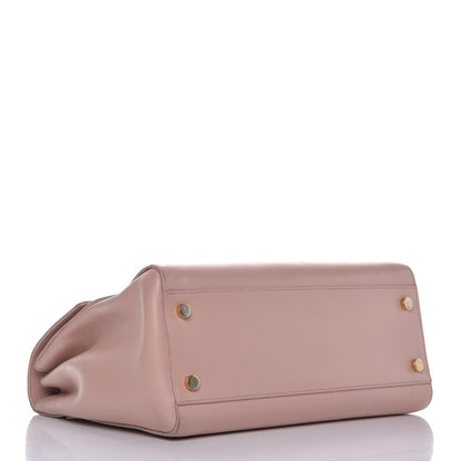 Saint Laurent Calfskin Medium Moujik Top Handle Bag Pale Blush 4 of 17