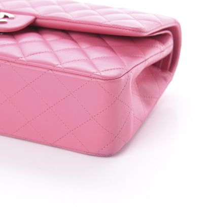 Chanel Lambskin Quilted Medium Double Flap Pink 6 of 8