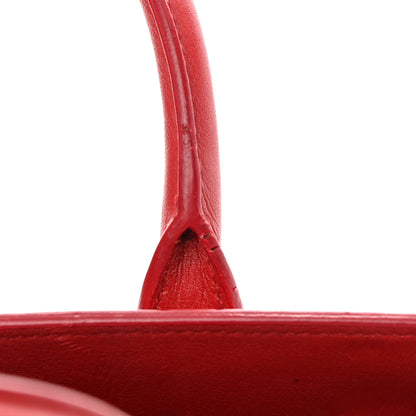 Saint Laurent Calfskin Nano Sac De Jour Lipstick Red 14 of 17