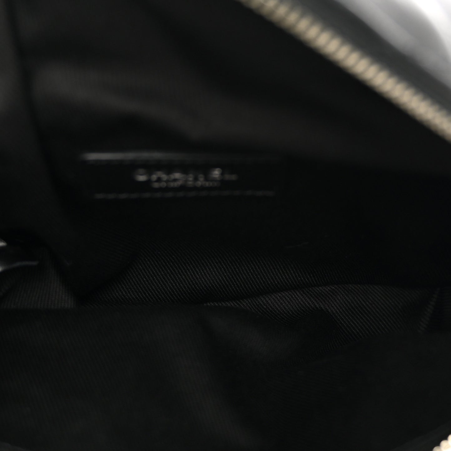 Calfskin Quilted Uniform Waist Belt Bag Black