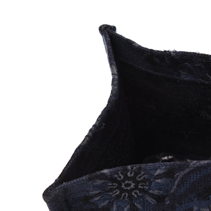 Christian Dior Canvas Embroidered KaleiDioroscopic Book Tote Blue 13 of 15