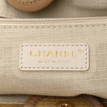 Chanel Mixed Fibers Small Deauville Tote Beige 6 of 10