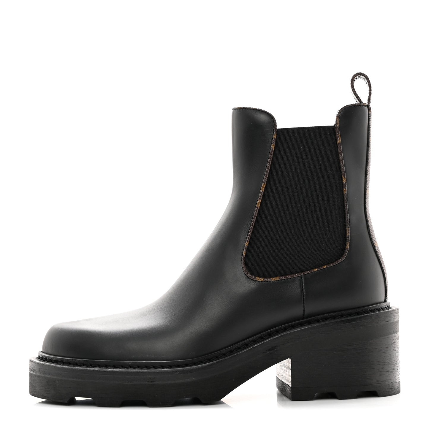 Calfskin Monogram Beaubourg Ankle Boots 38 Black