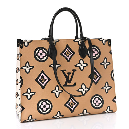 Louis Vuitton Monogram Giant Wild At Heart Onthego GM Arizona 3 of 10