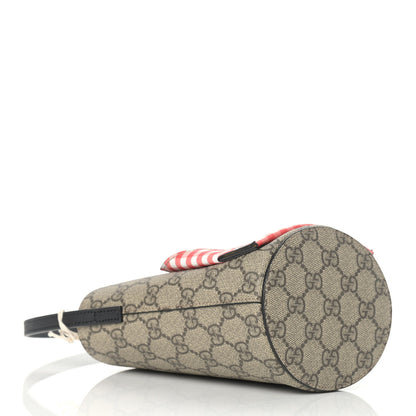 Gucci GG Supreme Monogram Childrens Chick Bucket Bag Black 4 of 9