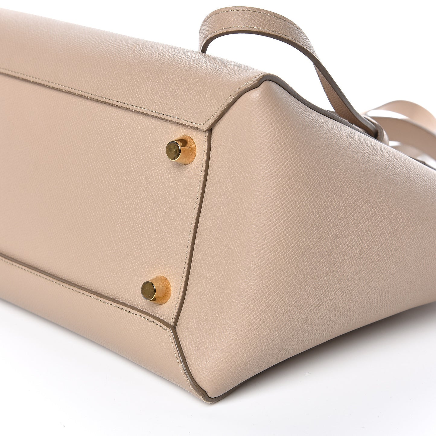 Grained Calfskin Mini Belt Bag Light Taupe