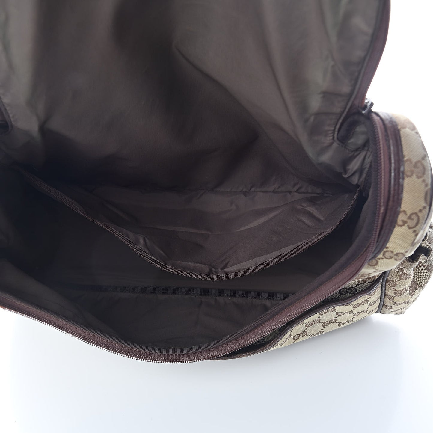 Monogram Natural Pigskin Large Diaper Bag Beige Ebony Cocoa Dark Chocolate