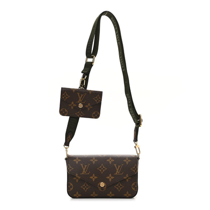Louis Vuitton Monogram Felicie Strap & Go Kaki 1 of 9