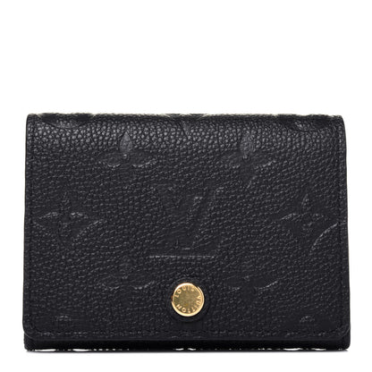 Louis Vuitton Empreinte Business Card Holder Black 1 of 9