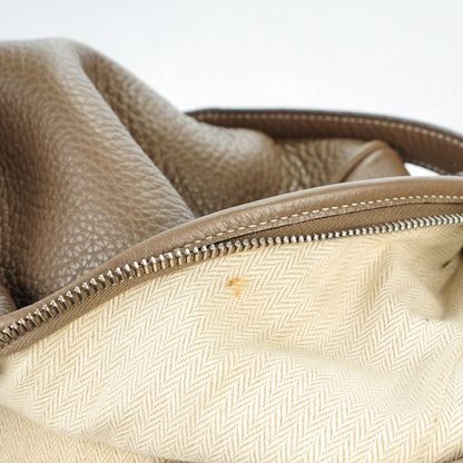 Hermes Taurillon Clemence Massai PM Etoupe 6 of 12