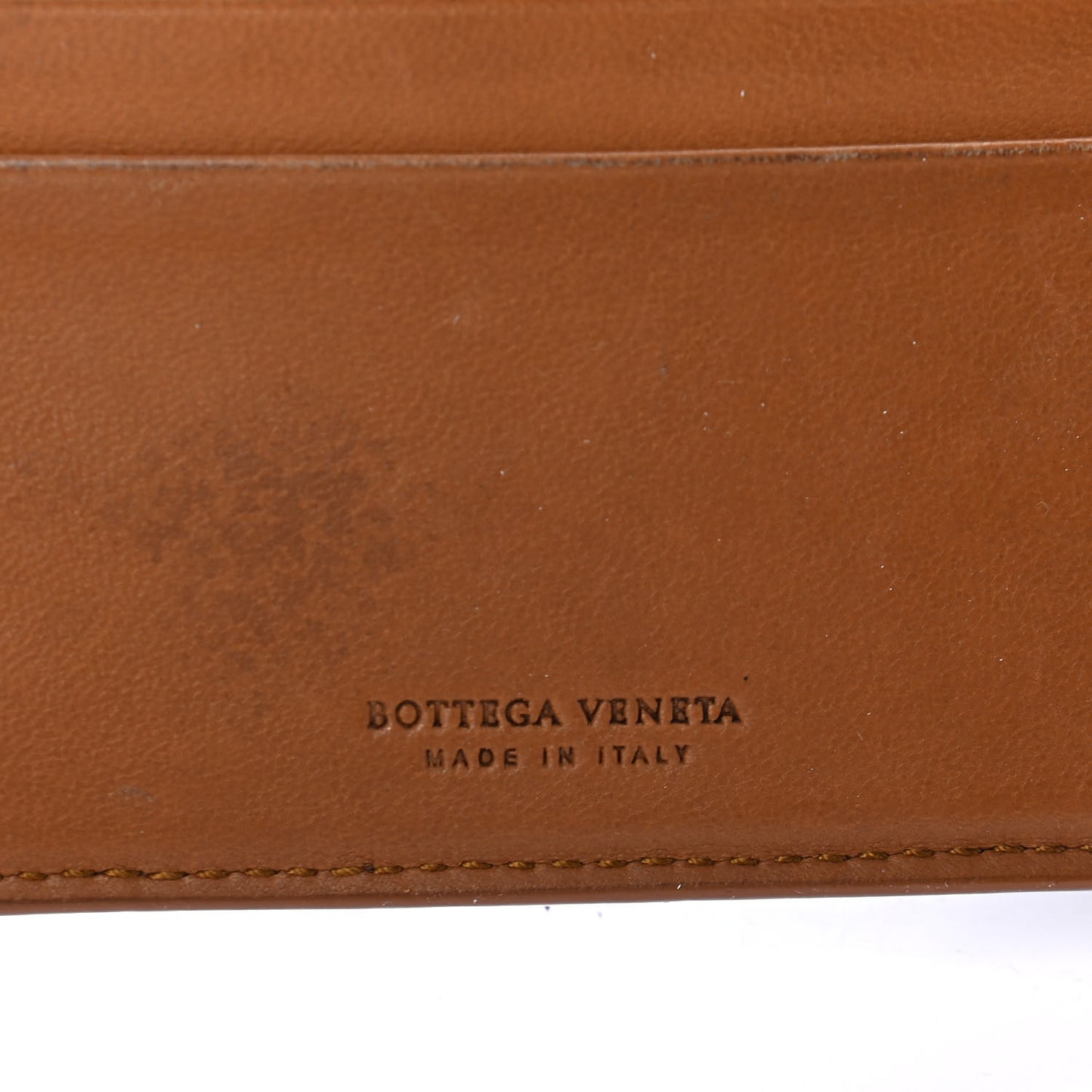 Nappa Intrecciato Bi-Fold Wallet Brown