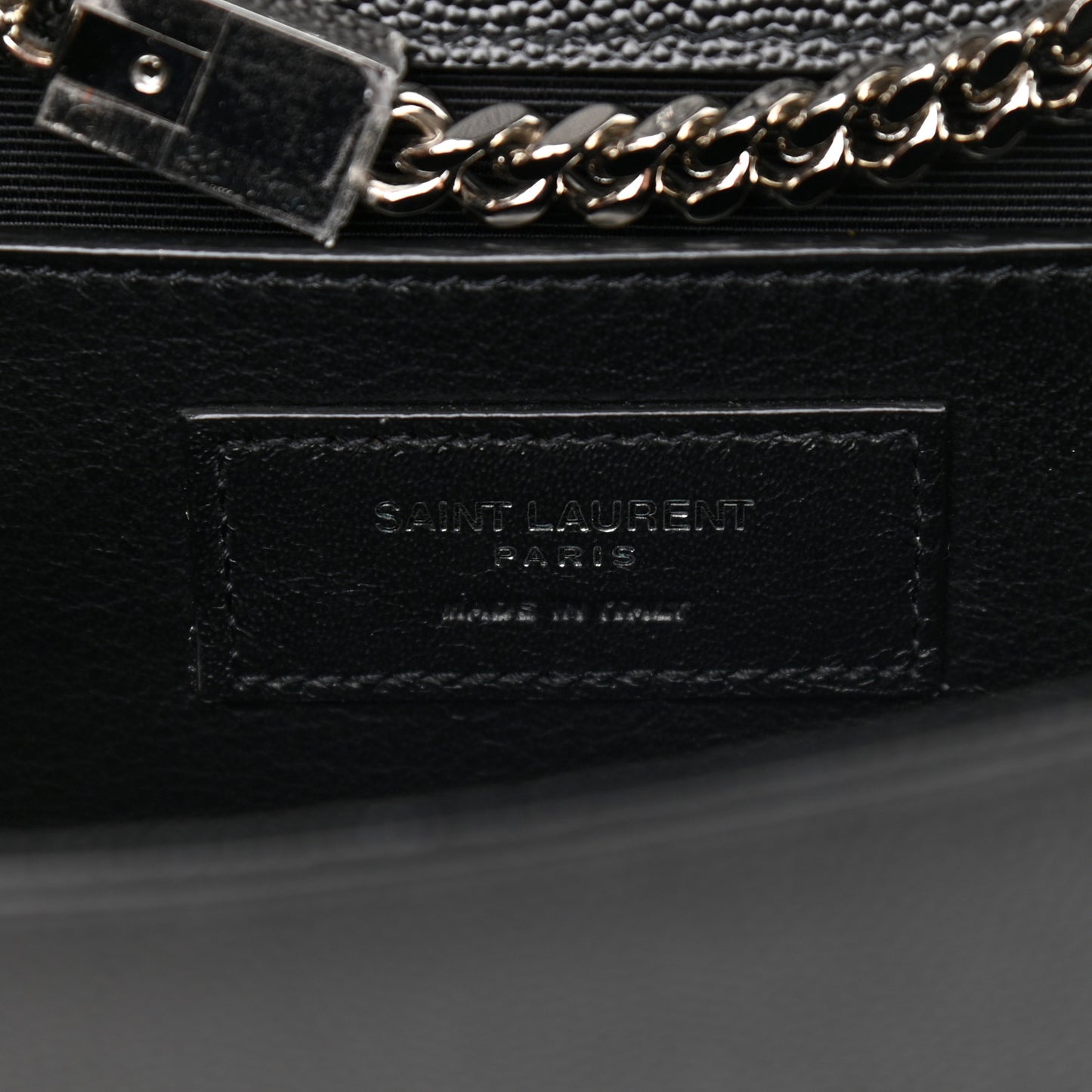 Grain De Poudre Small Monogram Kate Satchel Black