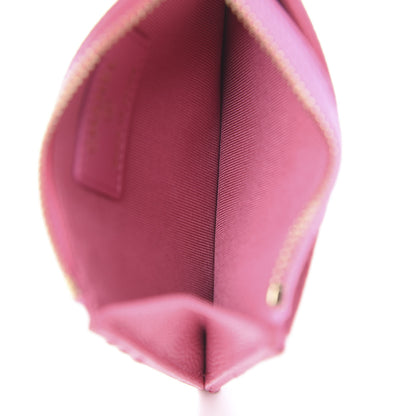 Chanel Caviar Quilted CC Zip Card Holder Pink 5 of 10