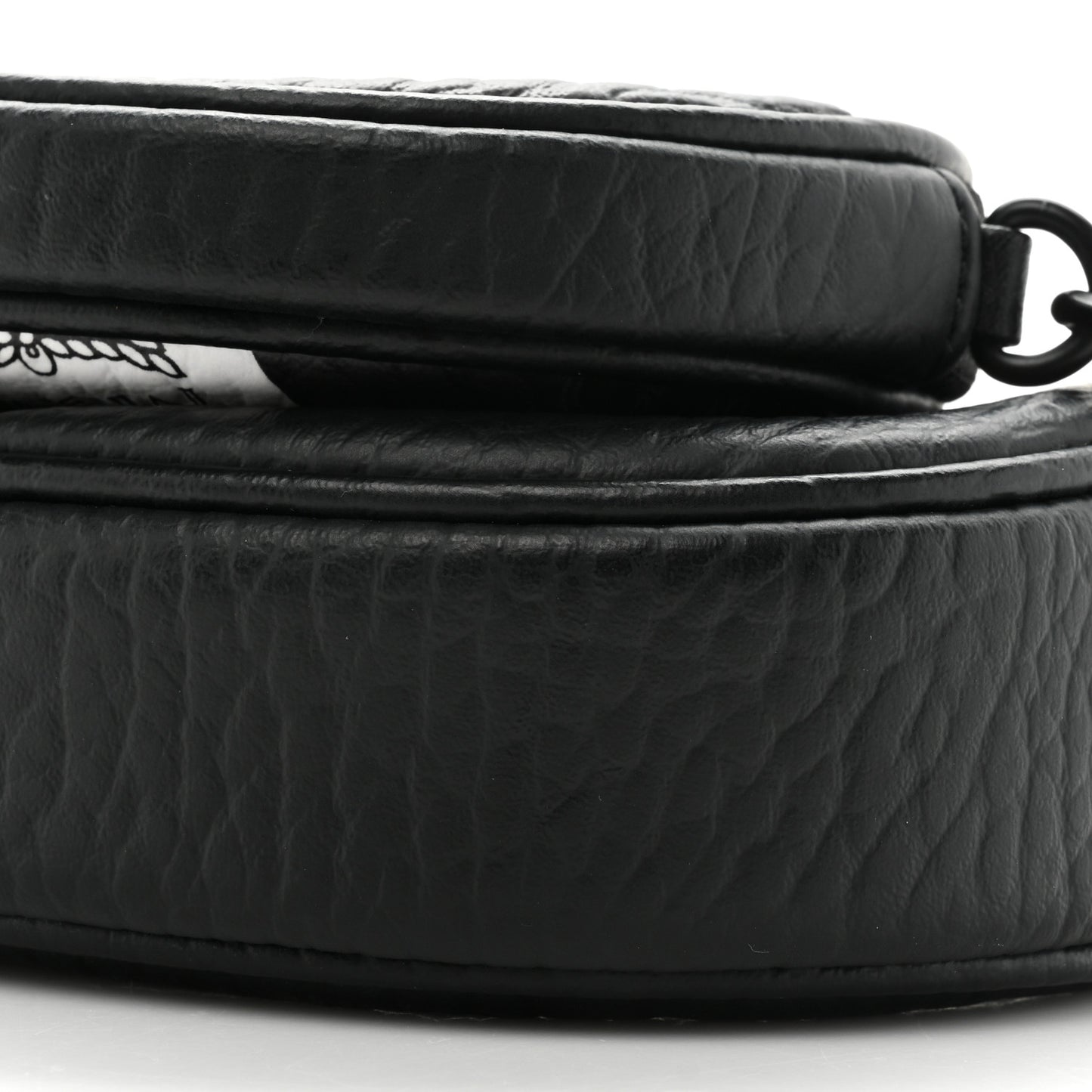 Checkerboard Visetos Small Aren Multifunction Crossbody Pouch Black White
