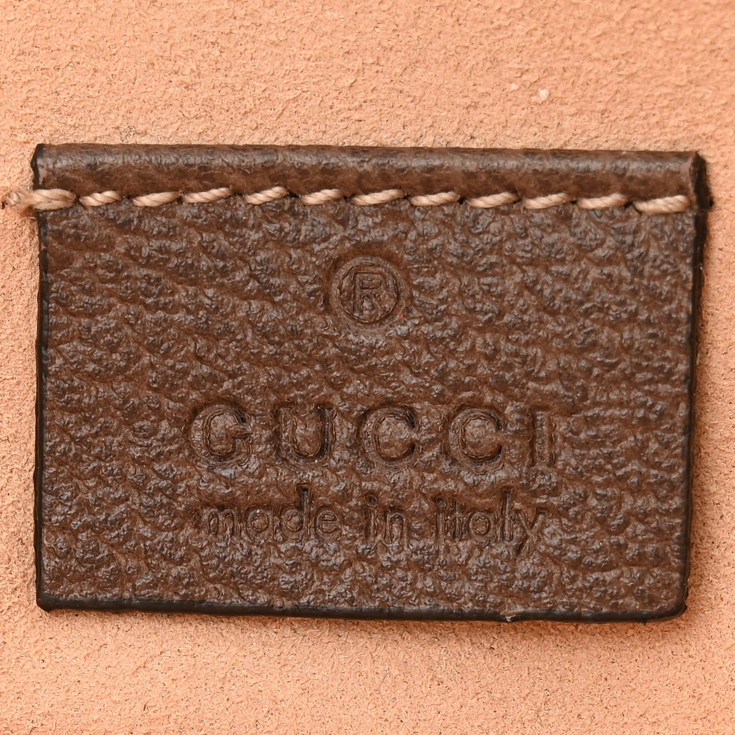 GG Supreme Monogram Large Ophidia Pouch Clutch Brown