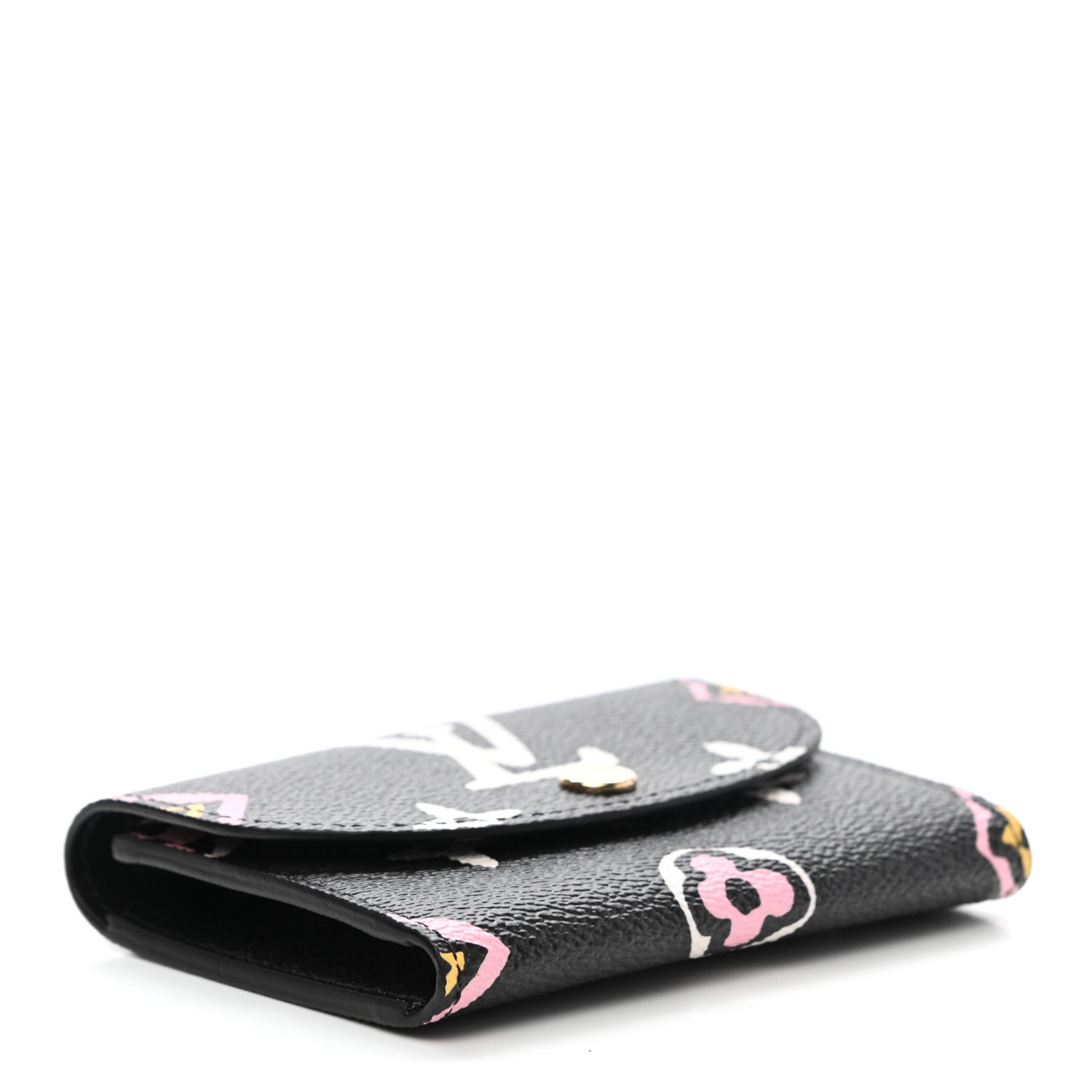 Louis Vuitton Monogram Giant Wild At Heart Rosalie Coin Purse Black 4 of 7
