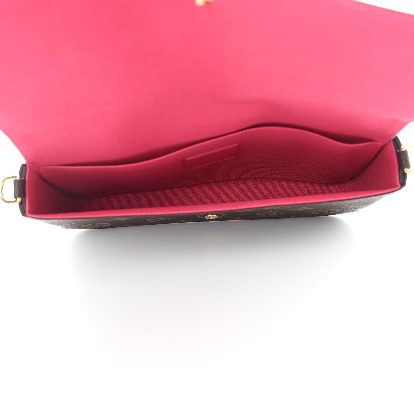 Monogram 2021 Christmas Animation Hollywood Pochette Felicie Chain Wallet Fuchsia