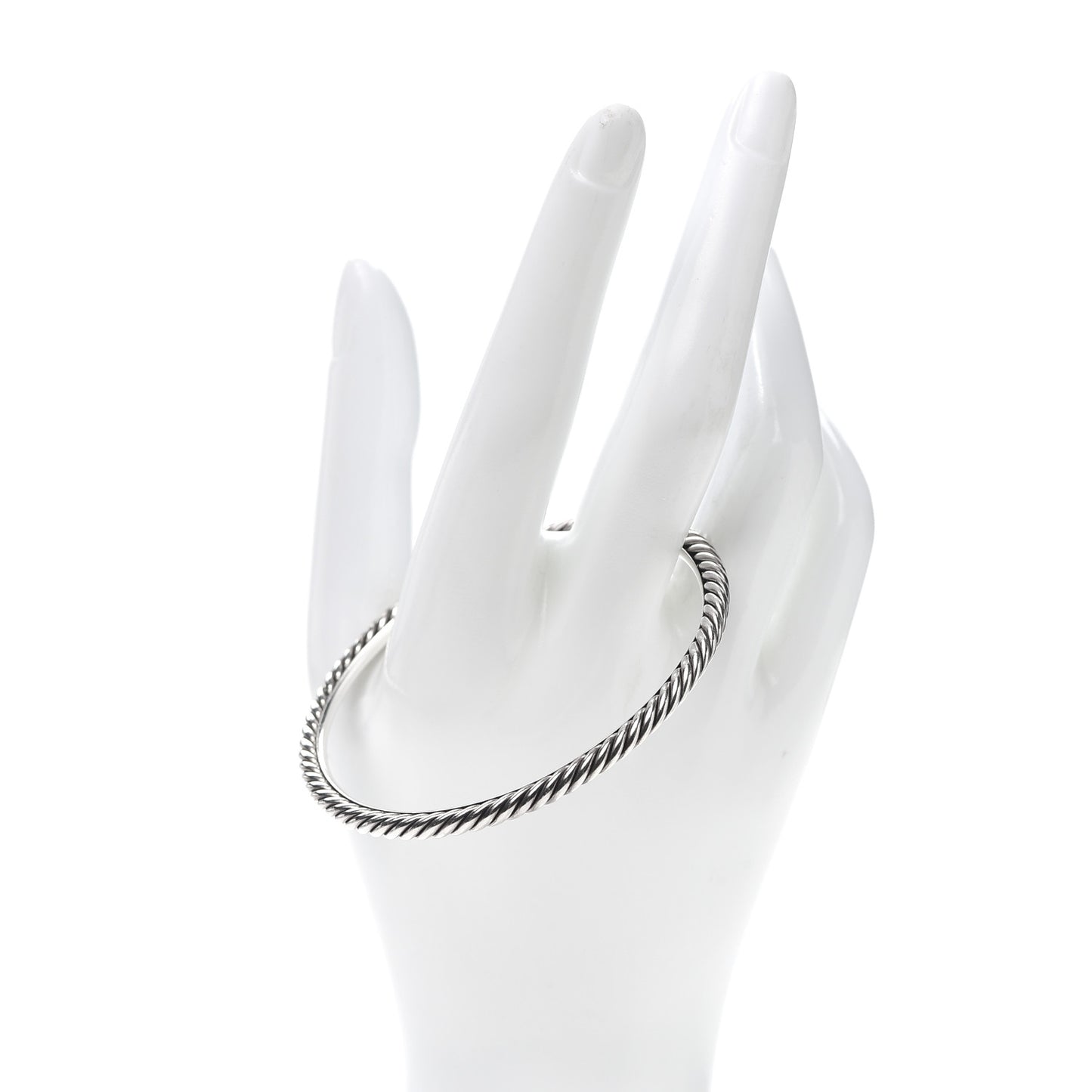Sterling Silver 3mm Cable Classics Bangle Bracelet