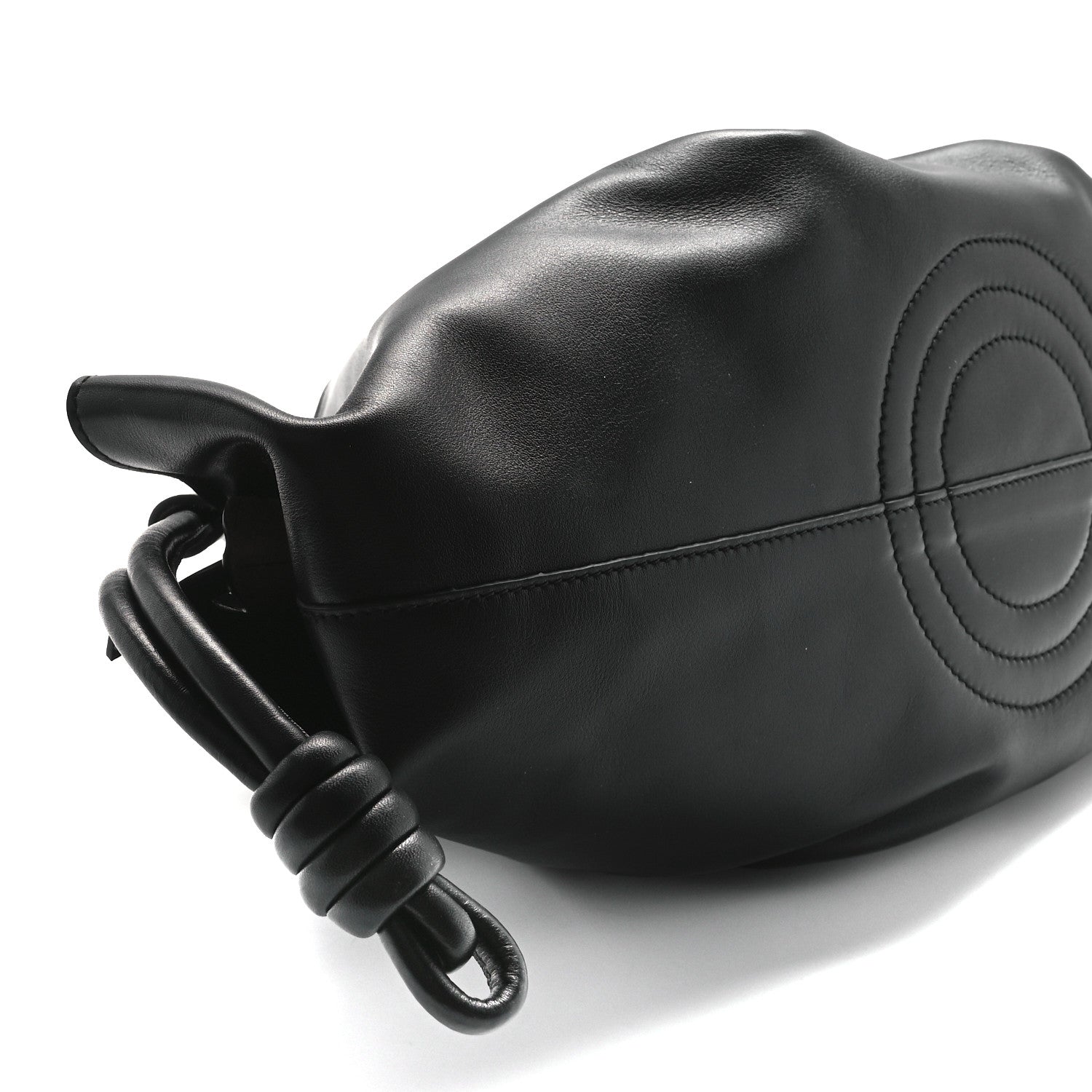 Loewe Shiny Nappa Calfskin Paseo Bag Black 9 of 11