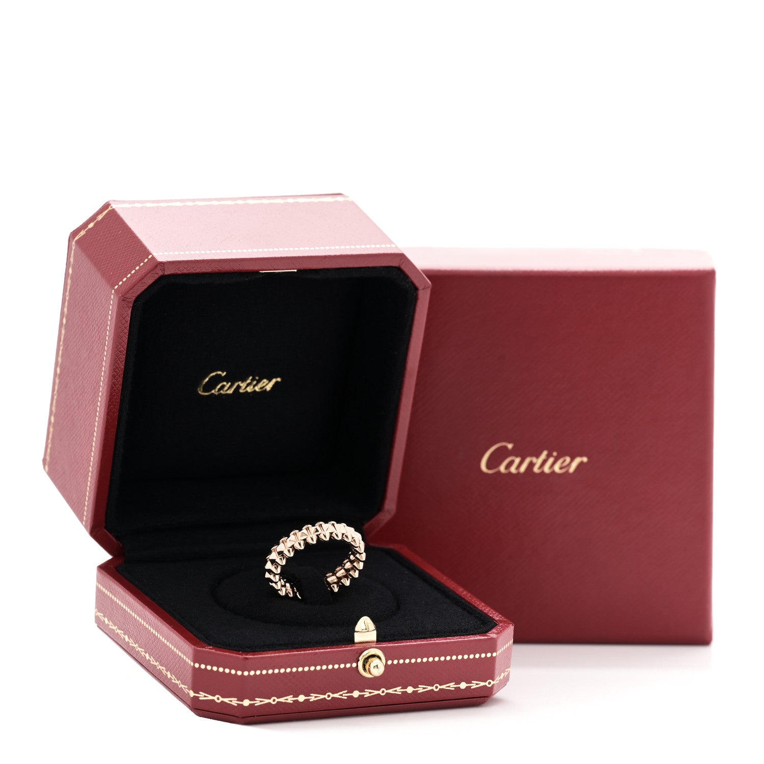 Cartier 18K Pink Gold SM Clash De Cartier Ring 52 6 5 of 5