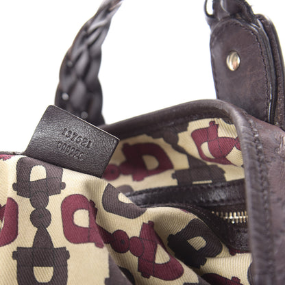 Gucci Guccissima Medium Pelham Shoulder Bag Dark Brown 9 of 12