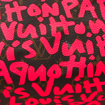 Louis Vuitton Monogram Graffiti Speedy 30 Fuchsia 12 of 14