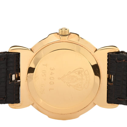 Gucci Stainless Steel Lizard 23mm 3400L Quartz Watch Gold 4 of 5