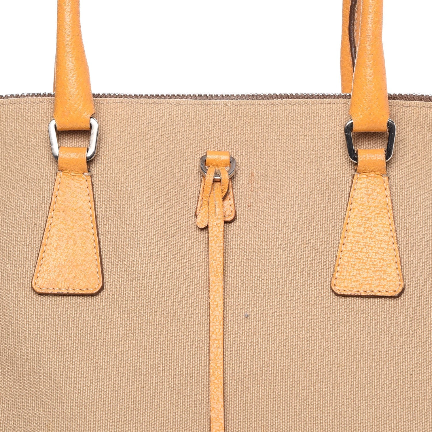 Prada Canapa Cinghiale Frame Bowler Yellow 11 of 23