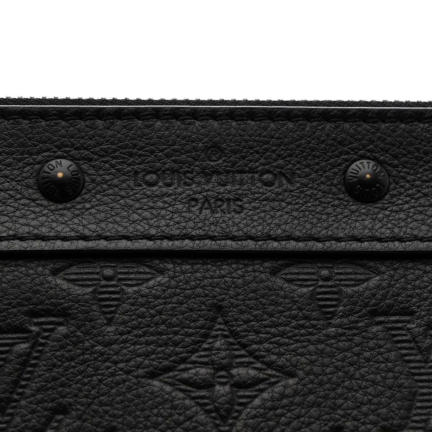 Louis Vuitton Monogram Shadow Pochette To-Go Black 7 of 10