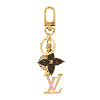 Louis Vuitton LOUIS VUITTON Metal Monogram Epi Spring Street Bag Charm Key Holder Gold 1 of 3