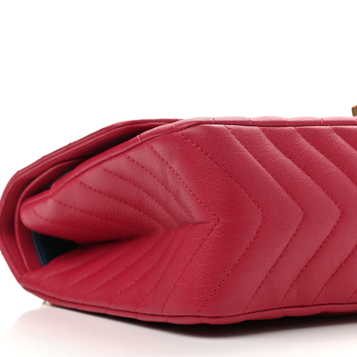 Sheepskin Chevron Quilted 2.55 Reissue 226 Flap Dark Pink