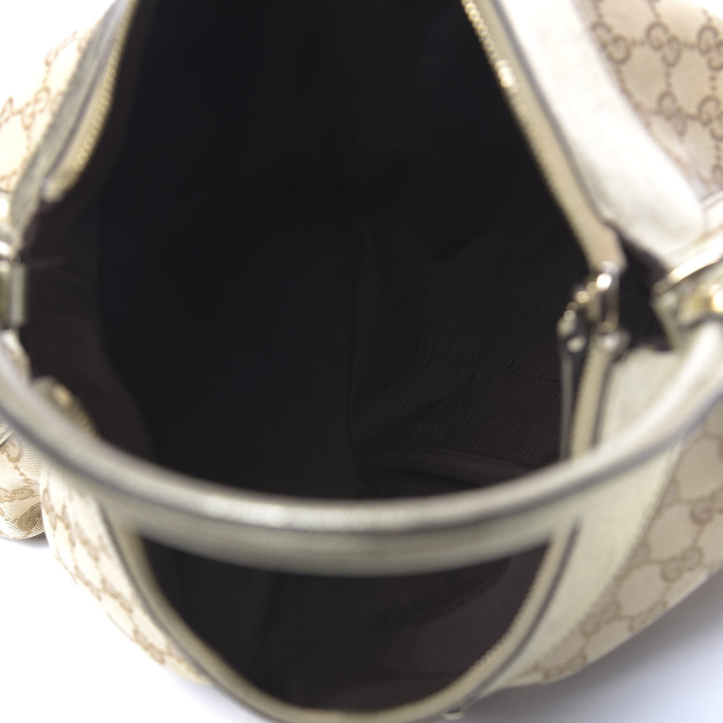 Monogram Large D Gold Hobo Gold