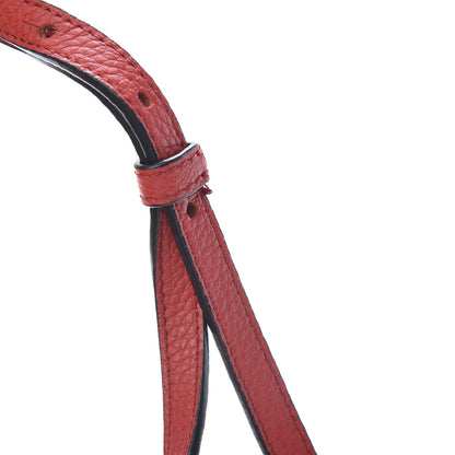 Loewe Calfskin Shearling Mini Bunny Crossbody Bag Red 11 of 12