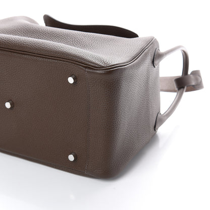 Hermes Taurillon Clemence Lindy 34 Cacao 8 of 8