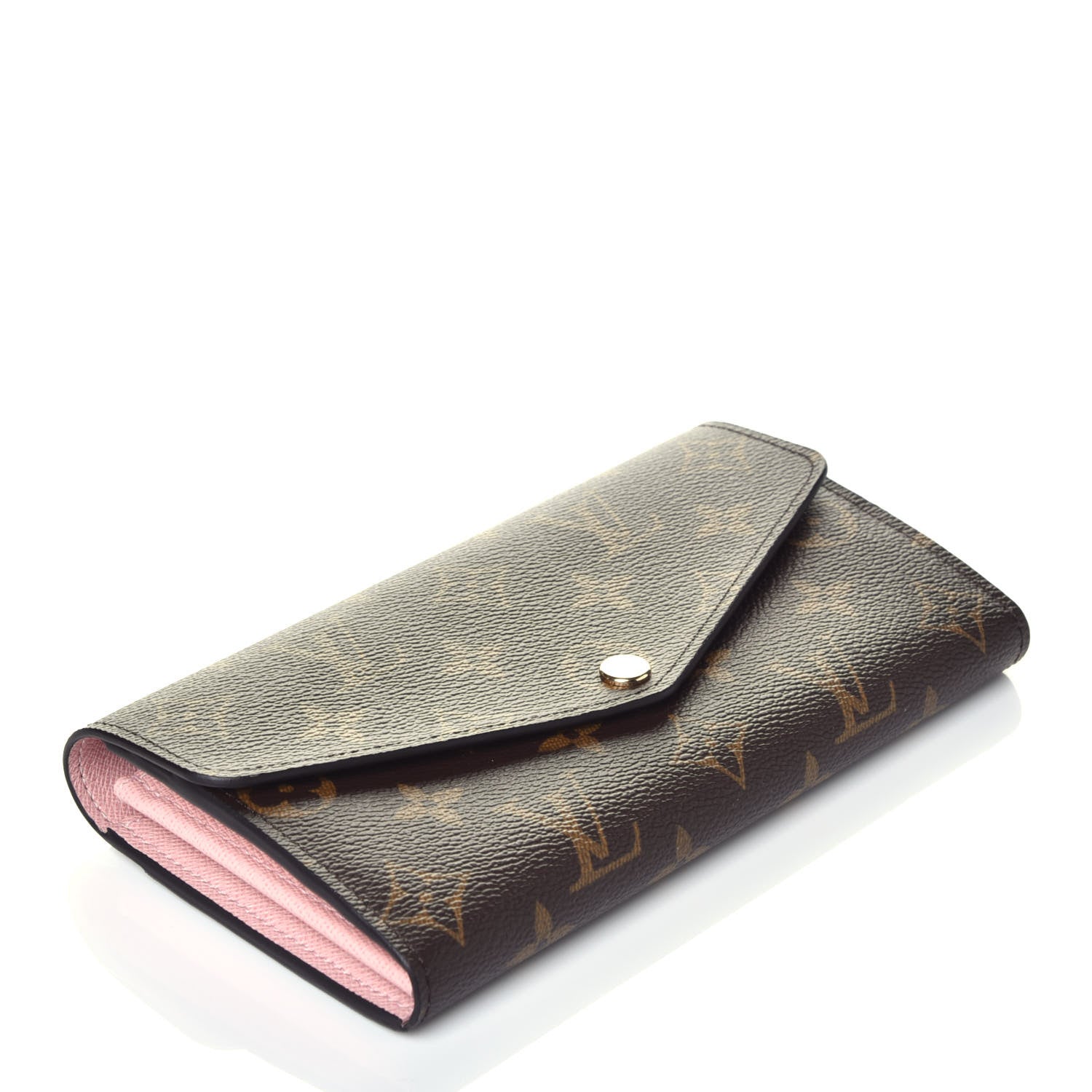 Louis Vuitton Monogram Sarah Wallet NM Rose Ballerine 4 of 7