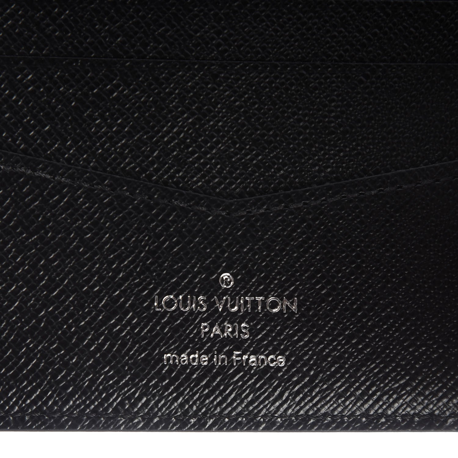 Louis Vuitton Epi Slender Wallet Black 6 of 7