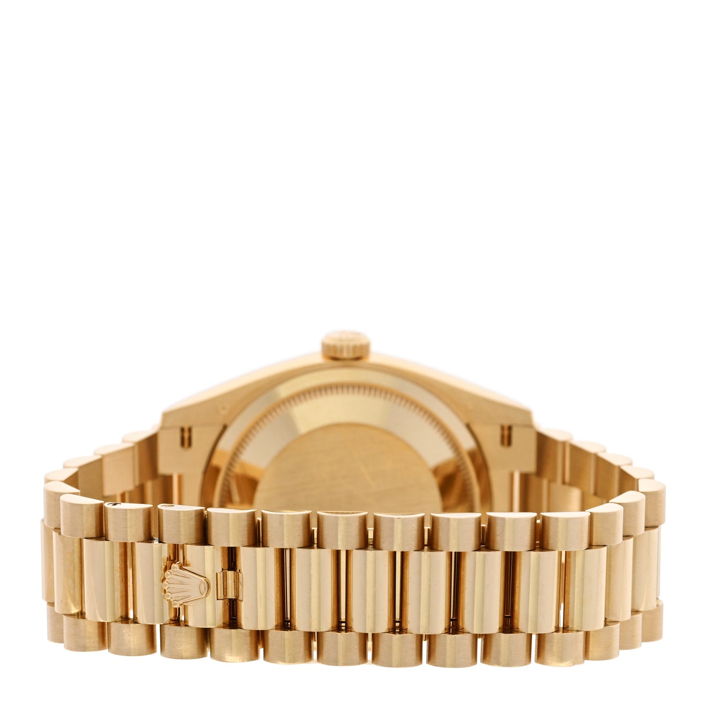 18K Yellow Gold Diamond 36mm Oyster Perpetual Day-Date President Watch Green Ombre 128238
