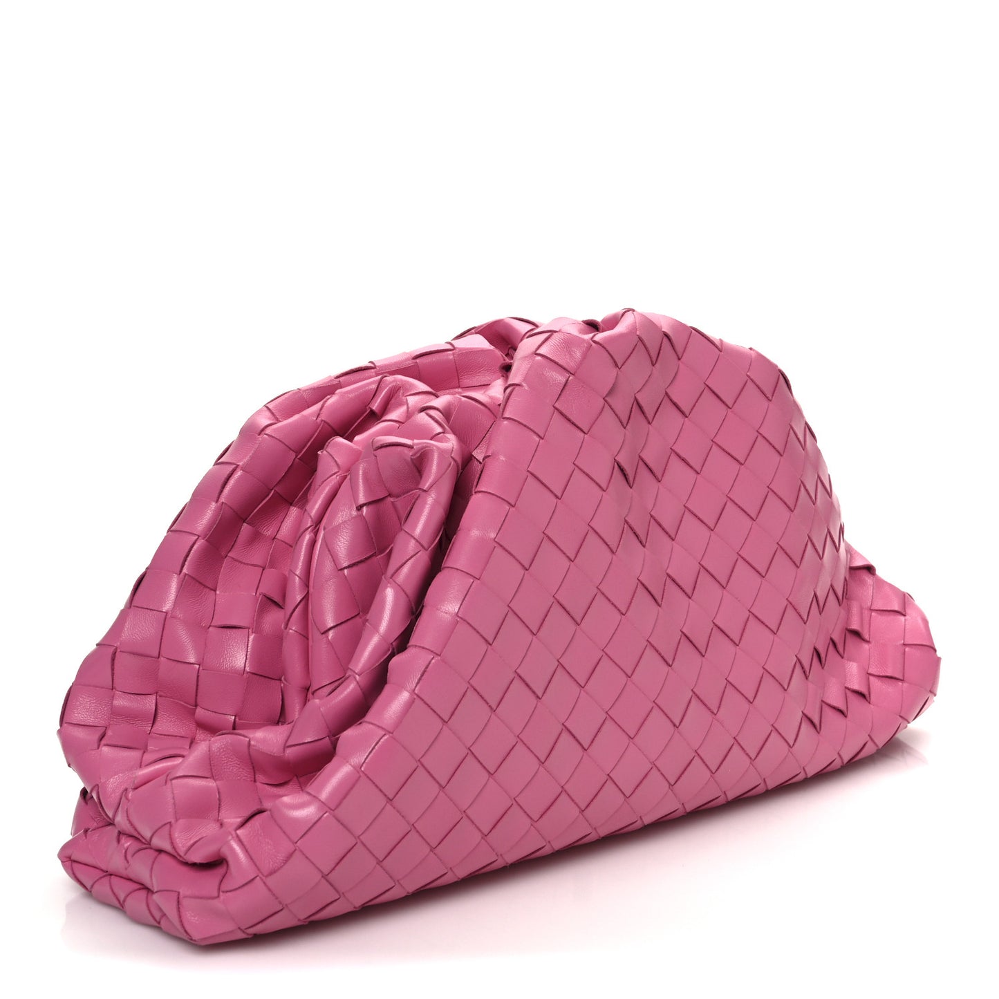 Nappa Maxi Intrecciato The Pouch Oversized Clutch Pink