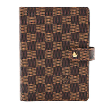 Louis Vuitton Damier Ebene Medium Ring Agenda Cover 1 of 7