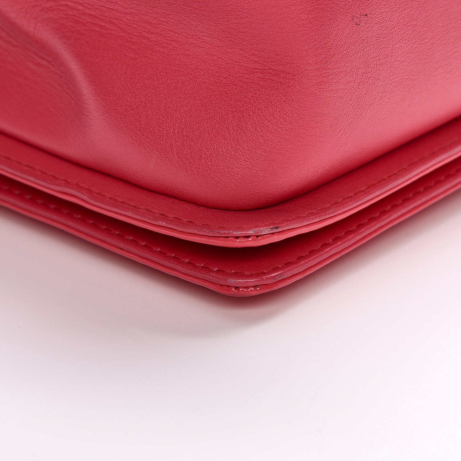 Chanel Patent Quilted Large Boy Flap Pink 13 of 16