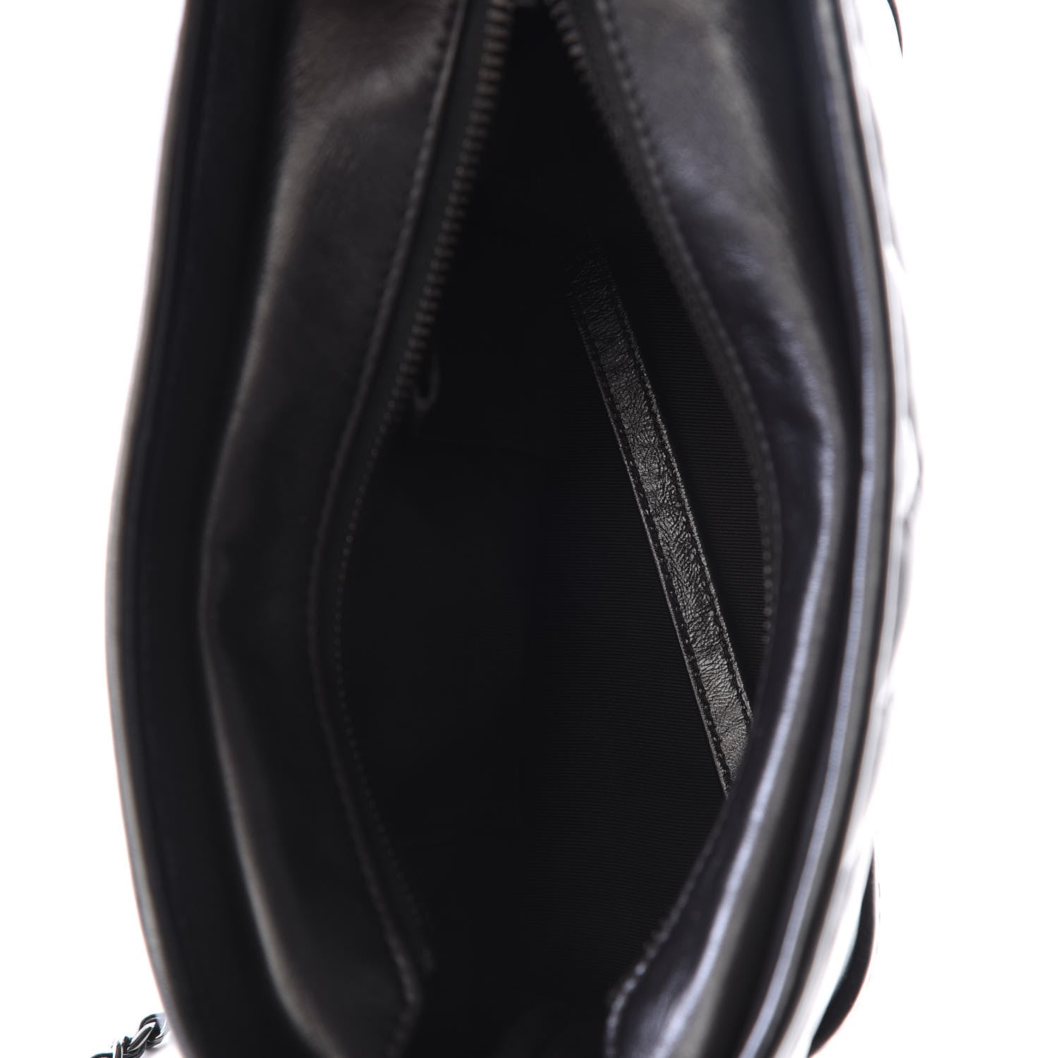 Chanel Aged Calfskin Chevron Quilted Small Gabrielle Hobo So Black 4 of 12